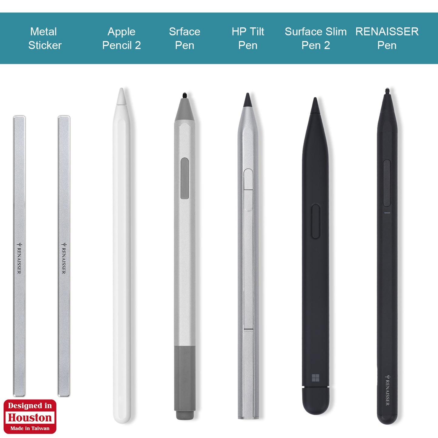 Stylus Attachable Metal Sticker