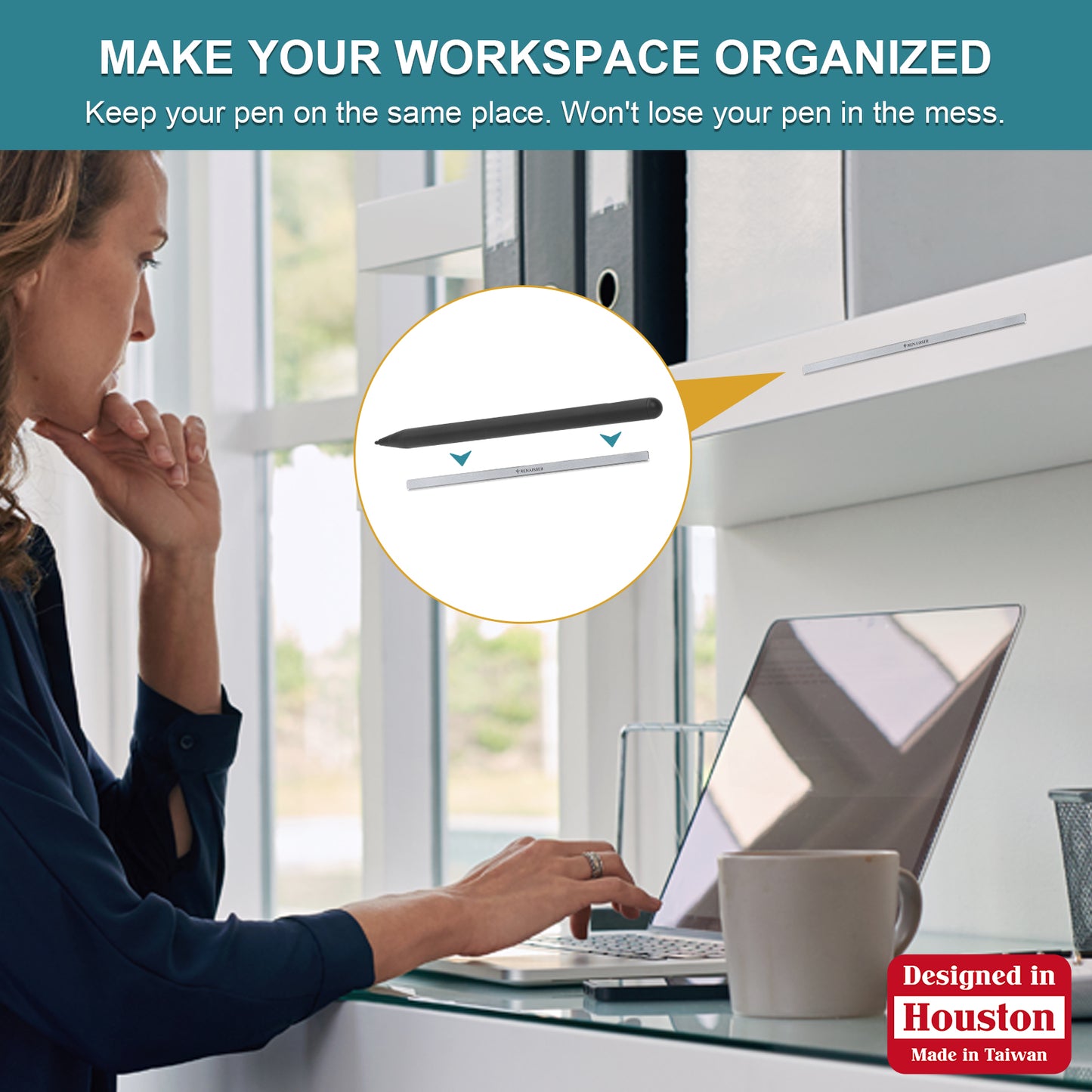 Stylus Attachable Metal Sticker