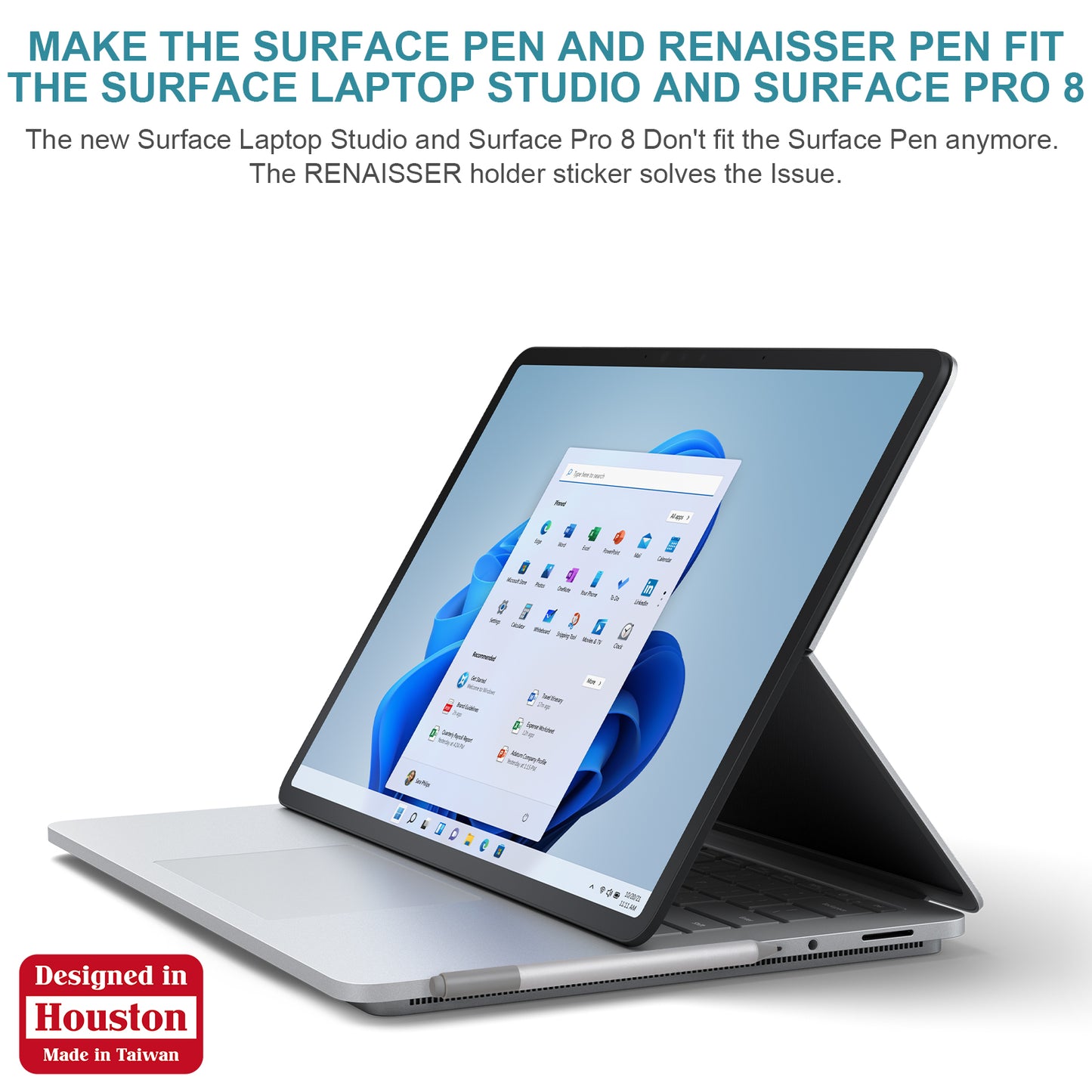 Stylus Attachable Metal Sticker