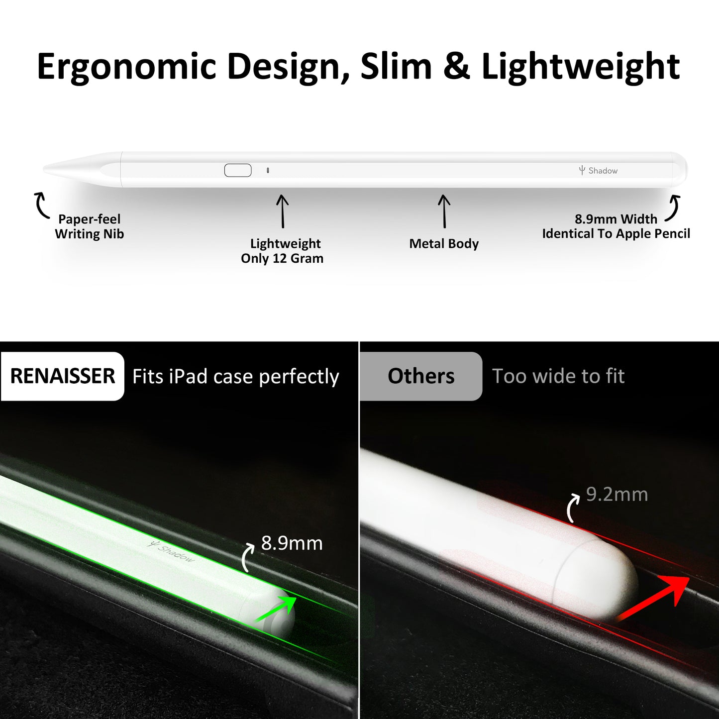 RENAISSER Shadow-M iPad Stylus