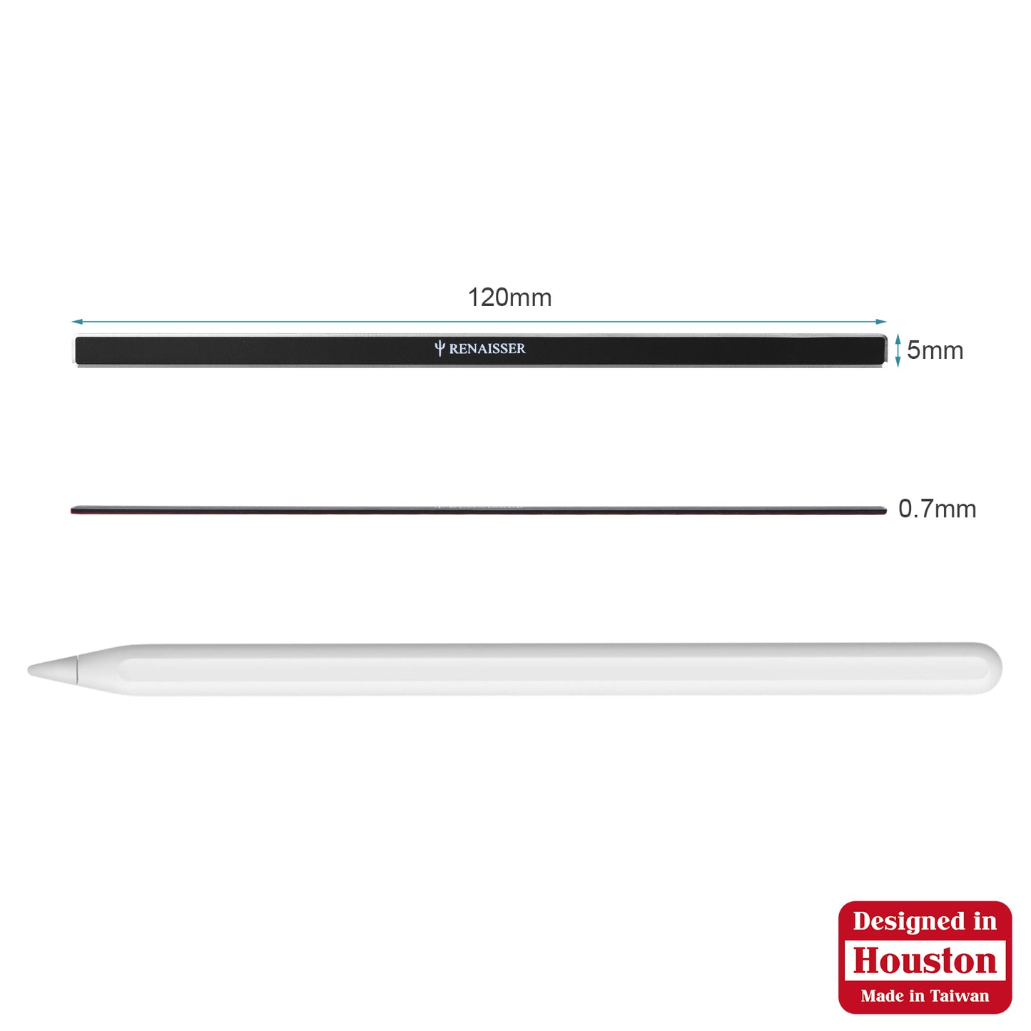 Stylus Attachable Metal Sticker