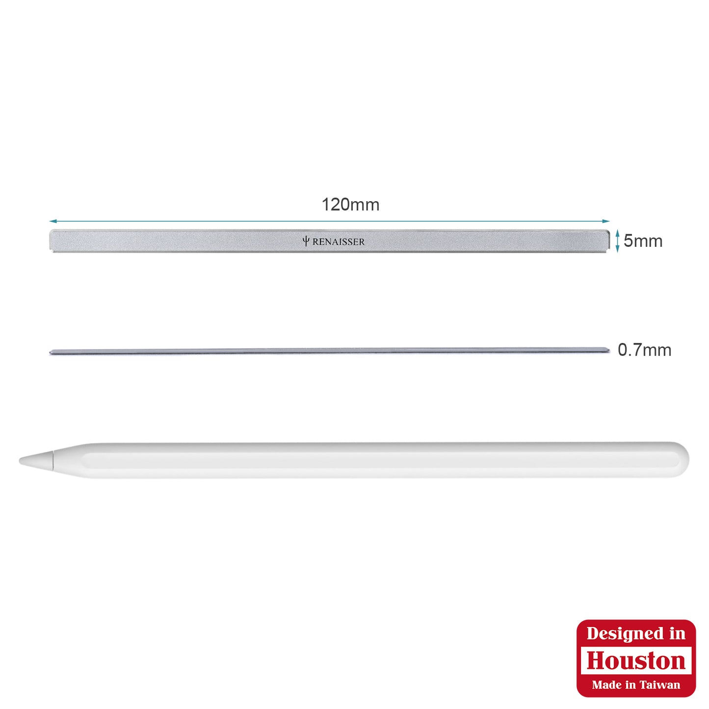 Stylus Attachable Metal Sticker