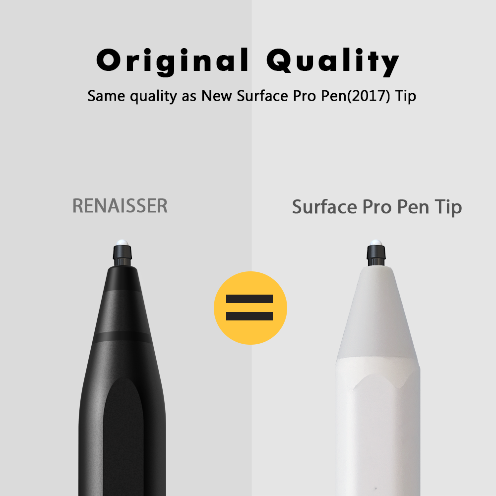 RENAISSER Pen Tips for Raphael 520/520C/530/520BT and Microsoft Surface Pen