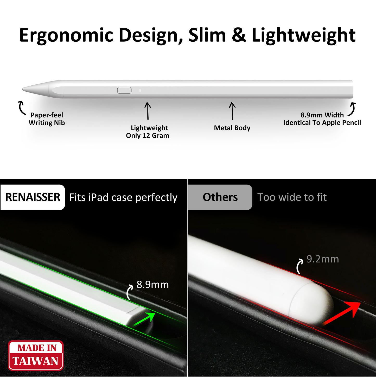 RENAISSER Shadow iPad Stylus